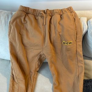 Drew Sweatpants brown color. Worn only once
